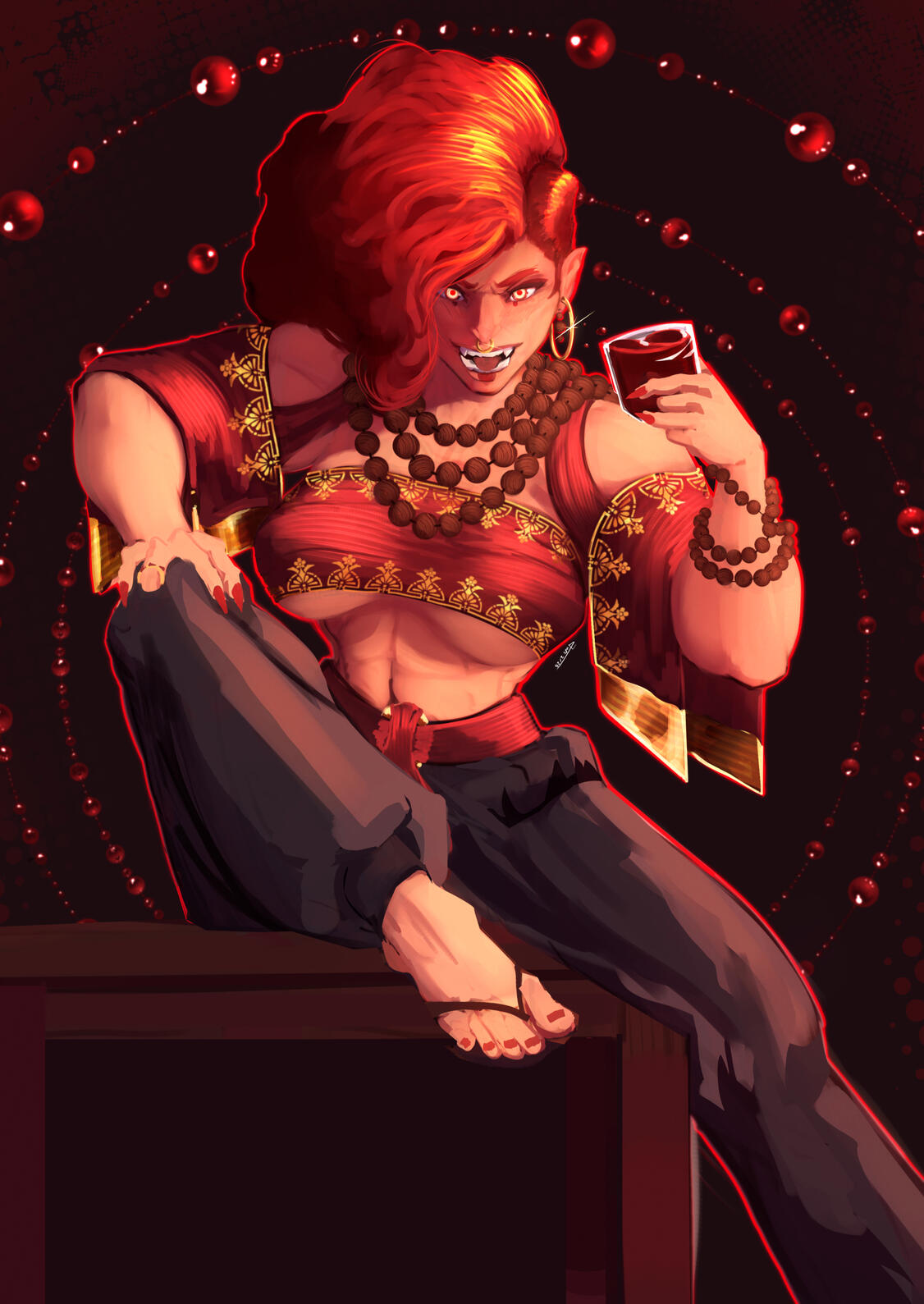 Lady Blood - D&D Fullbody